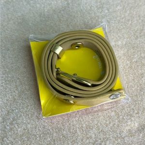 Origami Owl Gold Metallic Wrap Bracelet 7.5-8.5” NIP